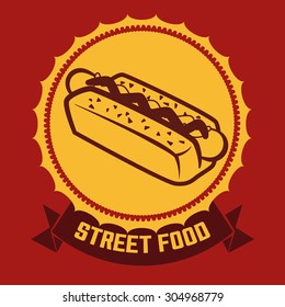 Fast Food digital design, vector illustration 10 eps graphic