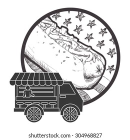 Fast Food digital design, vector illustration 10 eps graphic