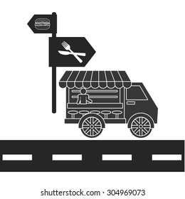 Fast Food digital design, vector illustration 10 eps graphic