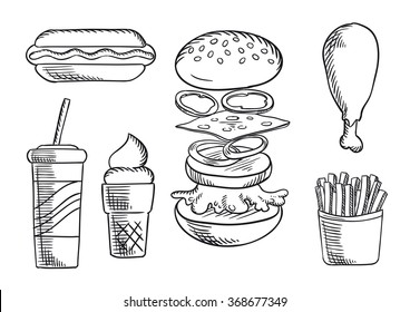 breaded chicken patty coloring pages