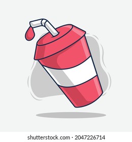 fast food drink icon vector illustration