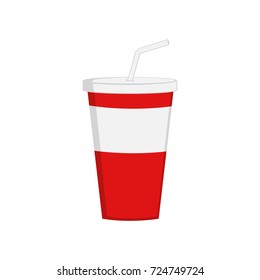 Fast Food Drink Vector Design. Drink Cup Vector