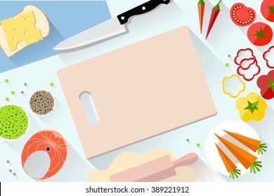Fast food flat banner. For decoration websites, leaflet, other print production