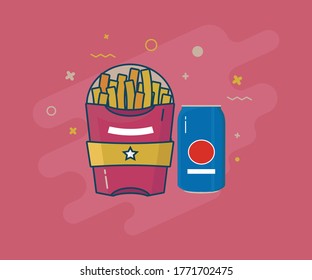 comida rápida (diseño plano) 20 20
