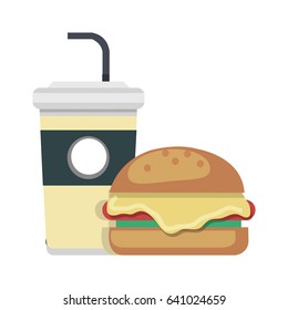 fast food flat icon