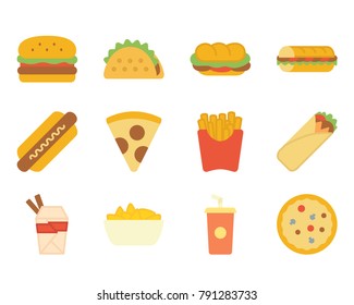 Fast Food Flat Icon