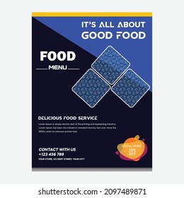 Fast Food Flayer Design Template 