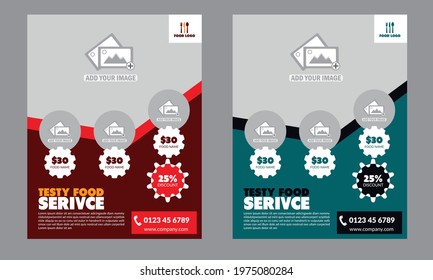 Fast Food Flyer Design Template Fully Editable Design