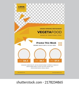 Fast Food Flyer Design Template cooking, cafe and restaurant menu, food ordering, junk food. Pizza, Burger, French fries and Soda. Vector illustration for banner, poster, flyer, cover, menu, brochure.
