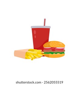 Fast Food, Football Championship Soccer Illustration