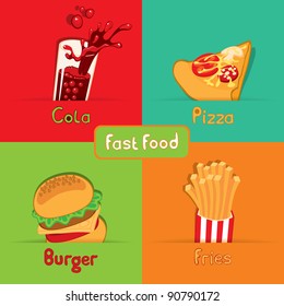 fast food from the four food