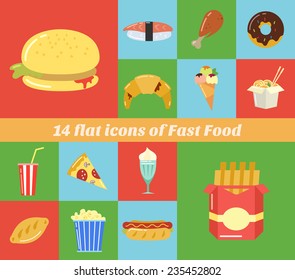 fast food frame for web, menu, cafe and restaurant. vector