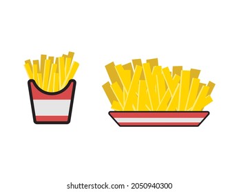 fast food french fries mascot