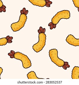 fast food fried shirmp icon,10,seamless pattern