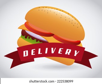 fast food graphic design , vector illustration