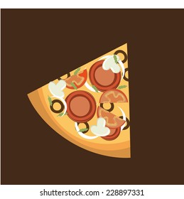 fast food graphic design , vector illustration