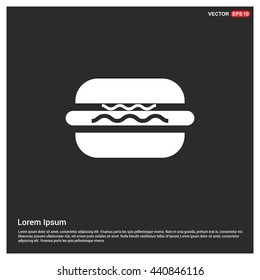 Fast food, hamburger icon