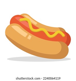 Fast Food Hot Dog Vectorart