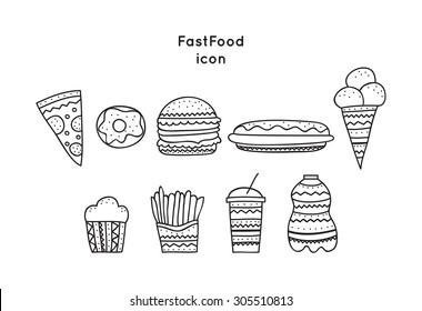 Fast food icon