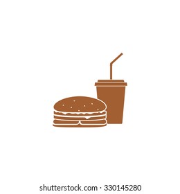 Fast food icon.