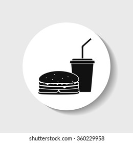 Fast food icon.