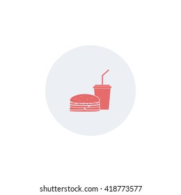 Fast food icon.