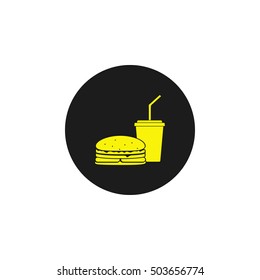 Fast food icon.