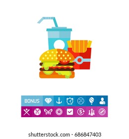 Fast food icon