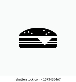 Fast Food Icon : Burger - Vector