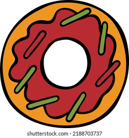 Fast Food icon . Cartoon set of food icons for web design isolated on white background