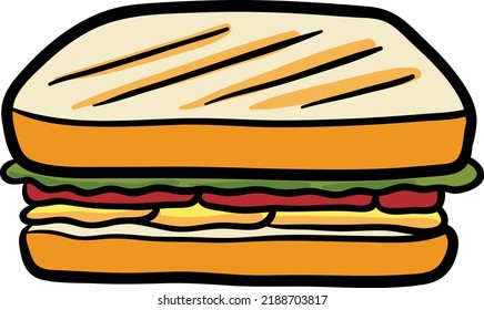 Fast Food icon . Cartoon set of food icons for web design isolated on white background