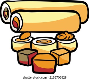 Fast Food icon . Cartoon set of food icons for web design isolated on white background