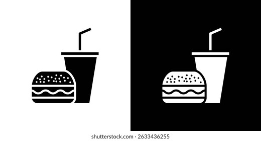 Fast food icon concept, vector illustration