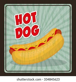 Fast food icon design, vector illustration graphic.