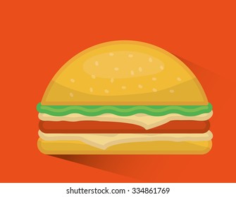 Fast food icon design, vector illustration graphic.