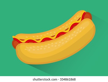 Fast food icon design, vector illustration graphic.