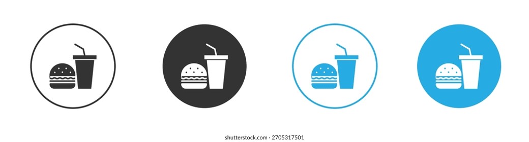 Fast food icon. Graphic icon design template