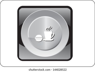 fast food icon isolated on white background