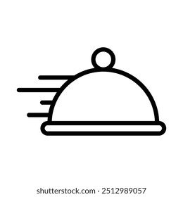 fast food icon line vector design in trendy style