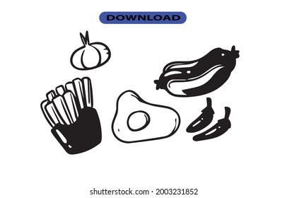fast food icon or logo high resolution