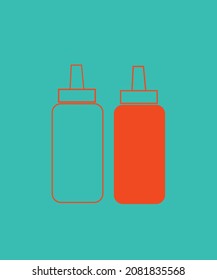
fast food icon on illustrator vector design