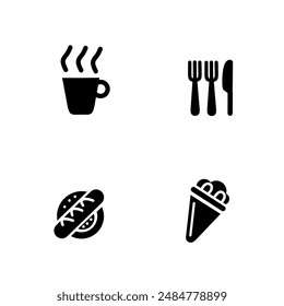 fast food icon pack,fast food vector 