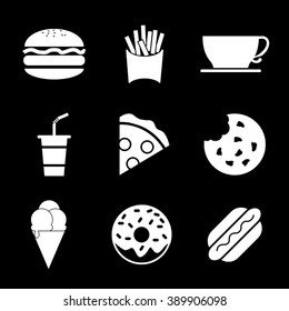 Fast Food Icon Set