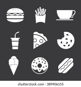Fast Food Icon Set