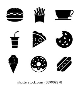 Fast Food Icon Set