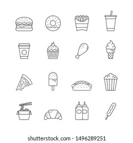 400,193 Fast food icon Images, Stock Photos & Vectors | Shutterstock
