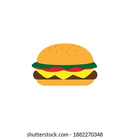 Fast food icon. These are foods that are usually served quickly when in a restaurant.