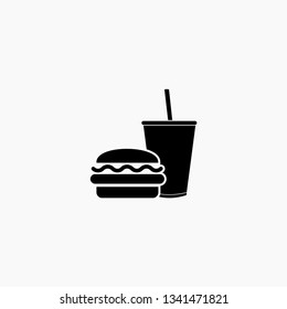 fast food icon vector