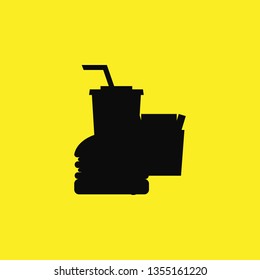 fast food icon vector