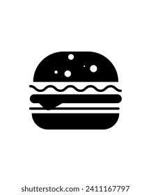 icono de comida rápida, mejor icono plano vector.